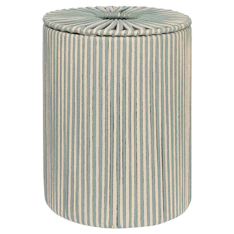 

Корзина плетеная Dholak Mint из коллекции Ethnic, размер L, Зеленый