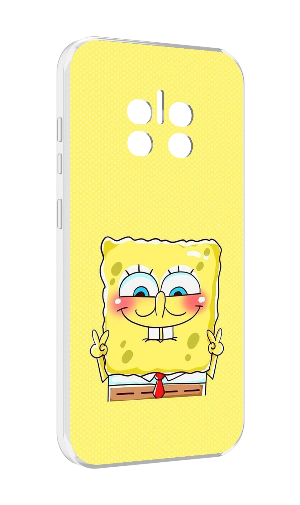 

Чехол MyPads довольный милый спанчбоб для Doogee V11, Прозрачный, Tocco