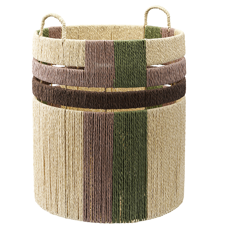 

Корзина плетеная Bongo Nature из коллекции Ethnic, размер S, Разноцветный