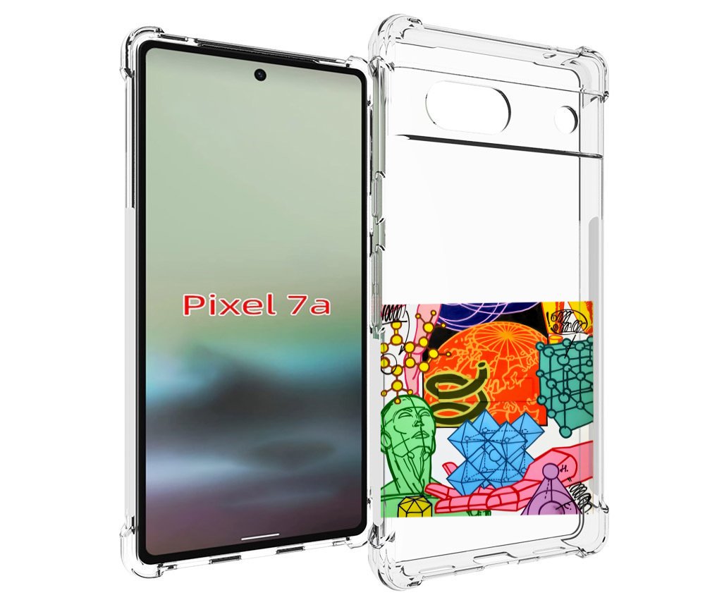 

Чехол MyPads физика-химия для Google Pixel 7A, Tocco