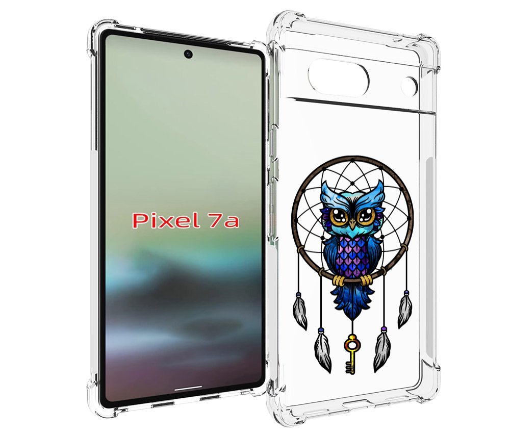 

Чехол MyPads умная-фиолетовая-сова для Google Pixel 7A, Tocco