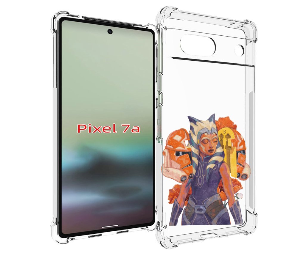 

Чехол MyPads тогрута-асока-тано для Google Pixel 7A, Tocco