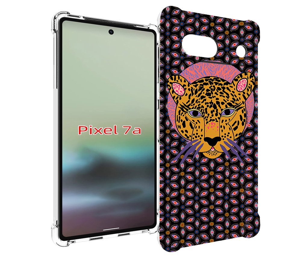 

Чехол MyPads тигр-в-глазах для Google Pixel 7A, Tocco
