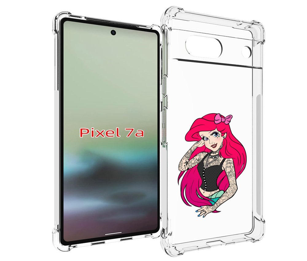 

Чехол MyPads татуированная-принцесса женский для Google Pixel 7A, Tocco