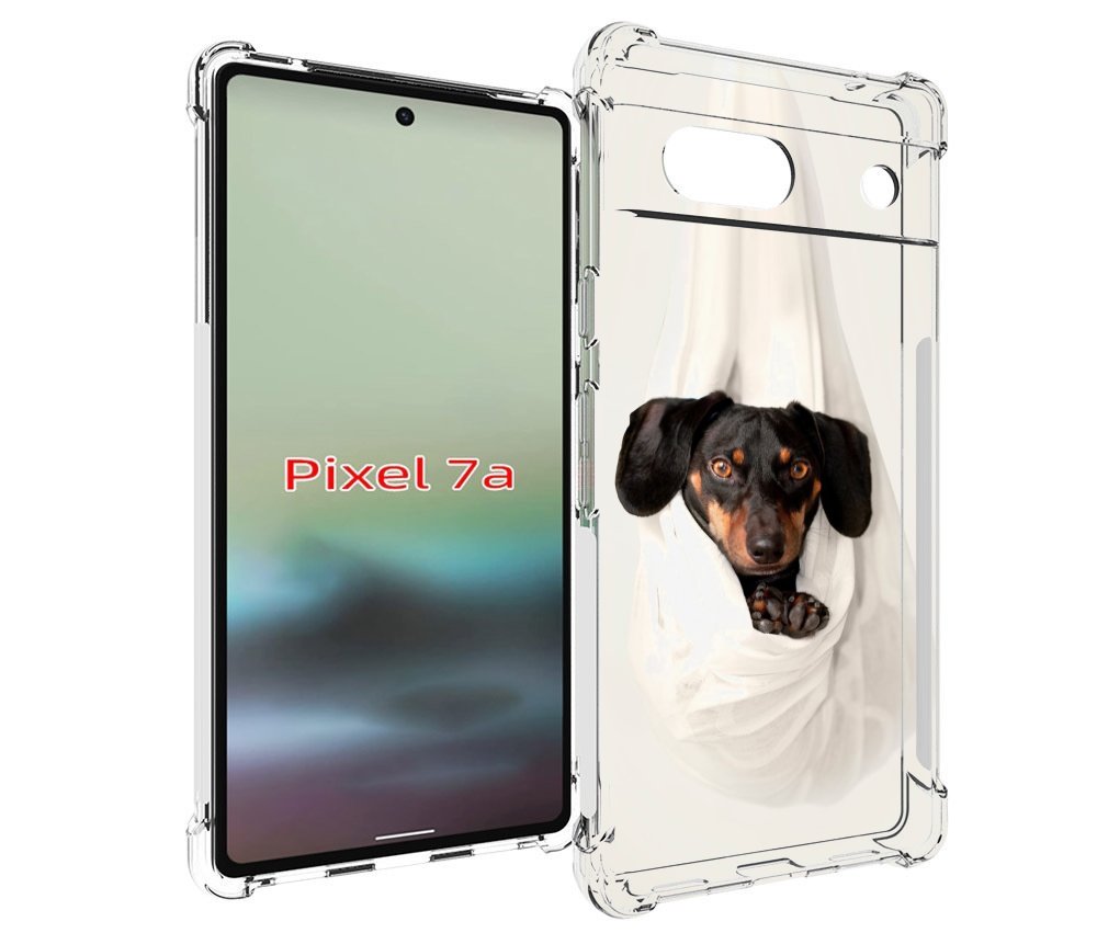 

Чехол MyPads такса собака для Google Pixel 7A, Tocco