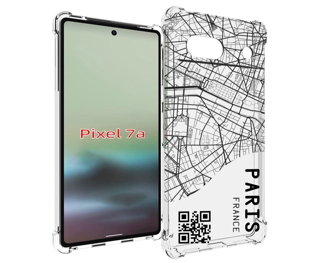 

Чехол MyPads схема-париж для Google Pixel 7A, Tocco