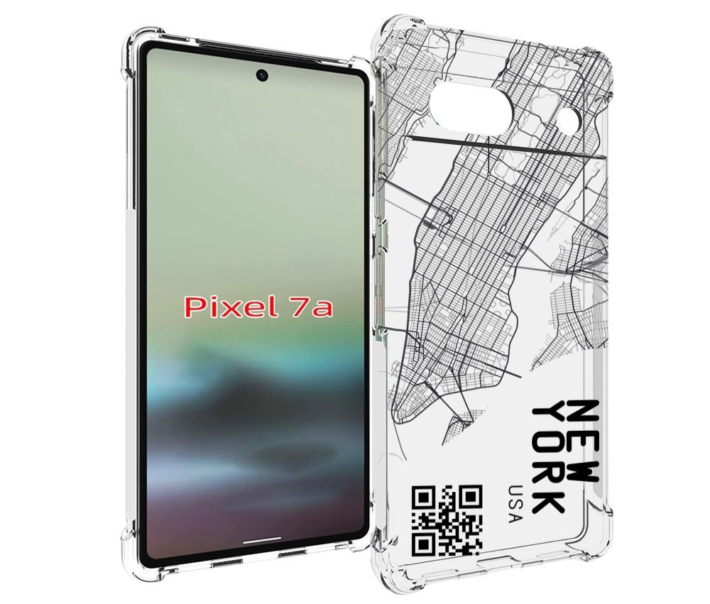 

Чехол MyPads схема-нью-йорк для Google Pixel 7A, Tocco