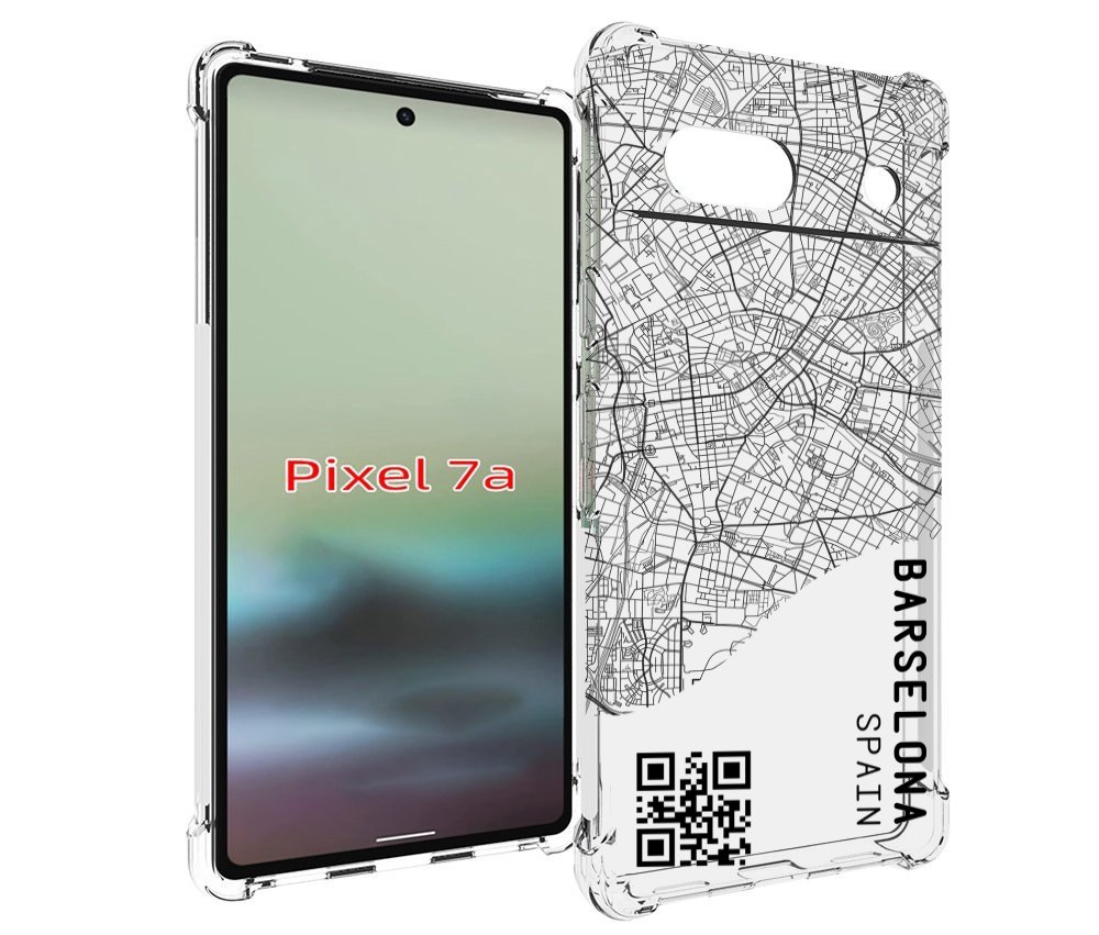 

Чехол MyPads схема-барселона для Google Pixel 7A, Tocco