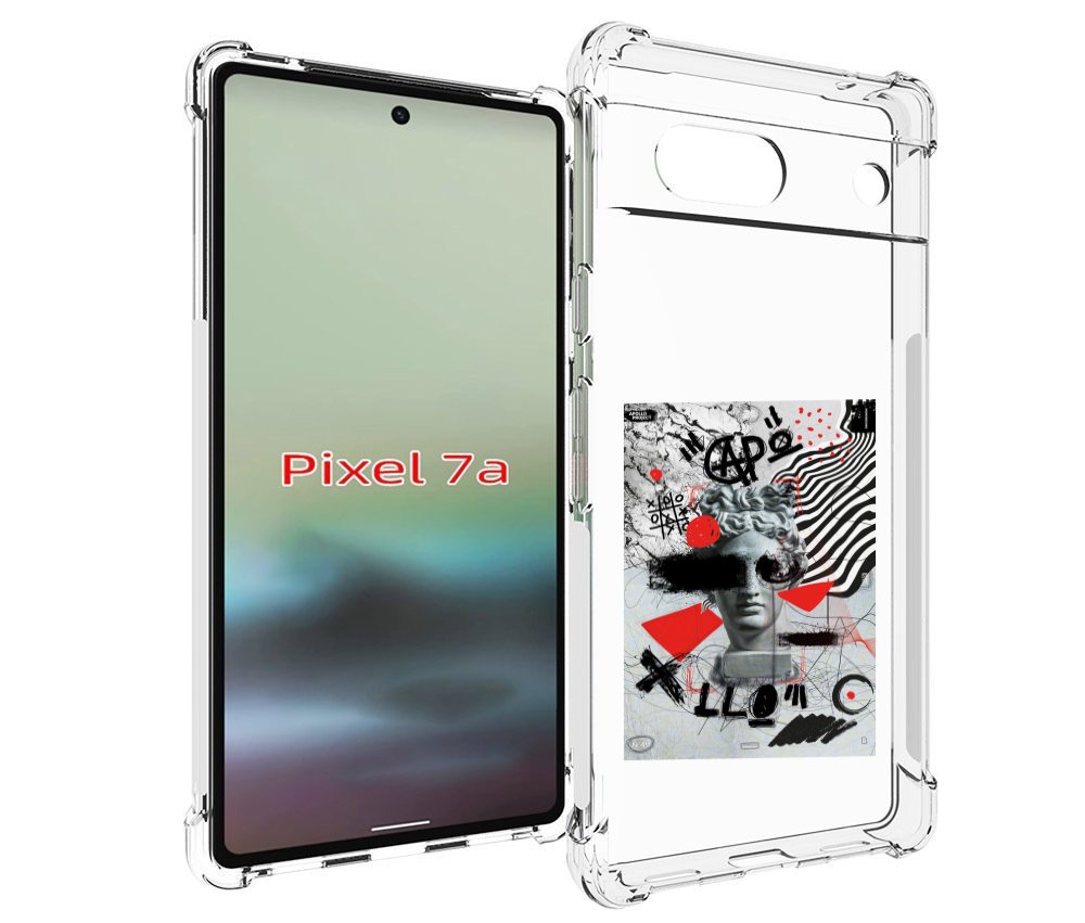 

Чехол MyPads стрит арт статуя для Google Pixel 7A, Tocco