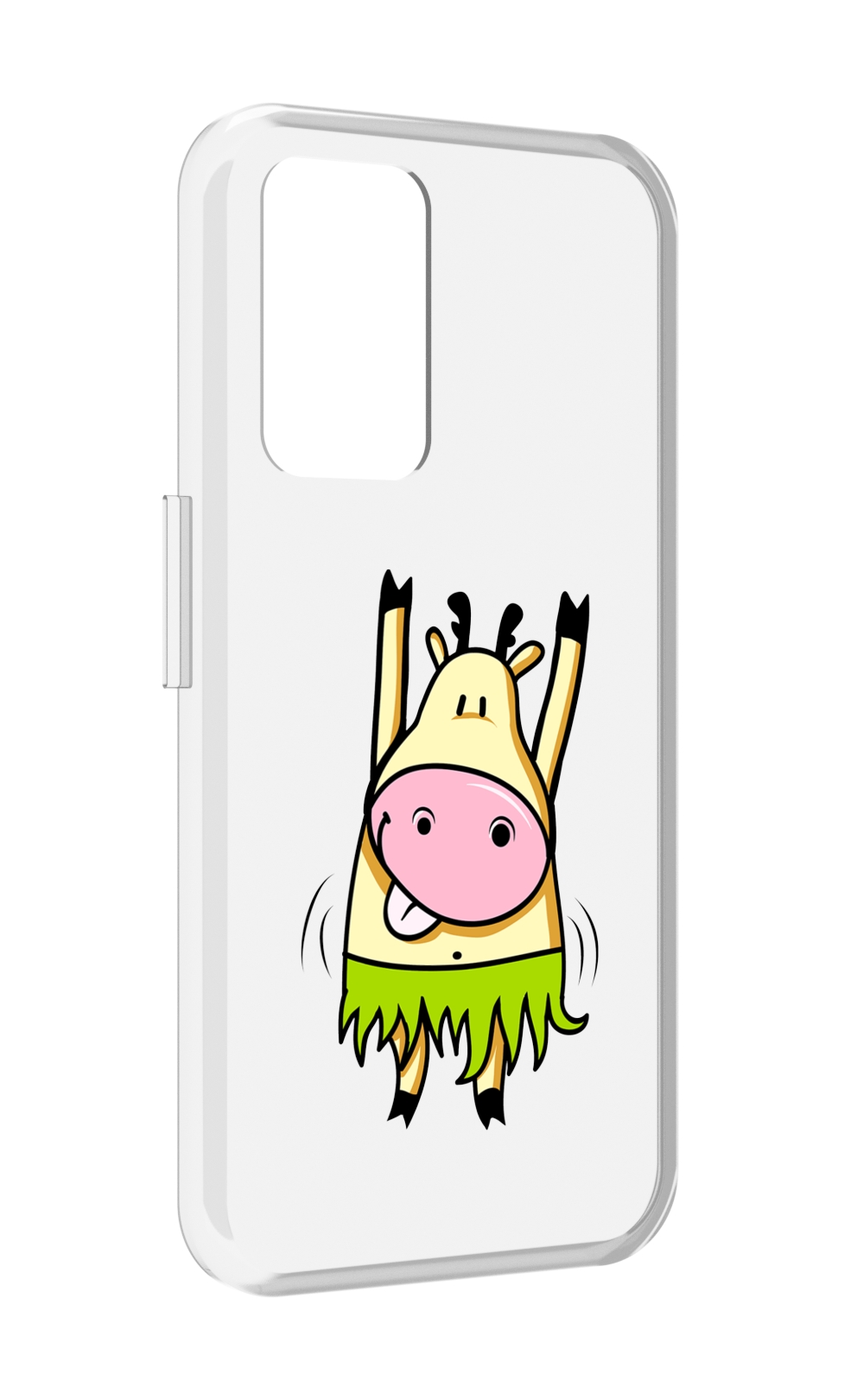 

Чехол MyPads Веселая корова для Realme GT Neo3T, Прозрачный, Tocco
