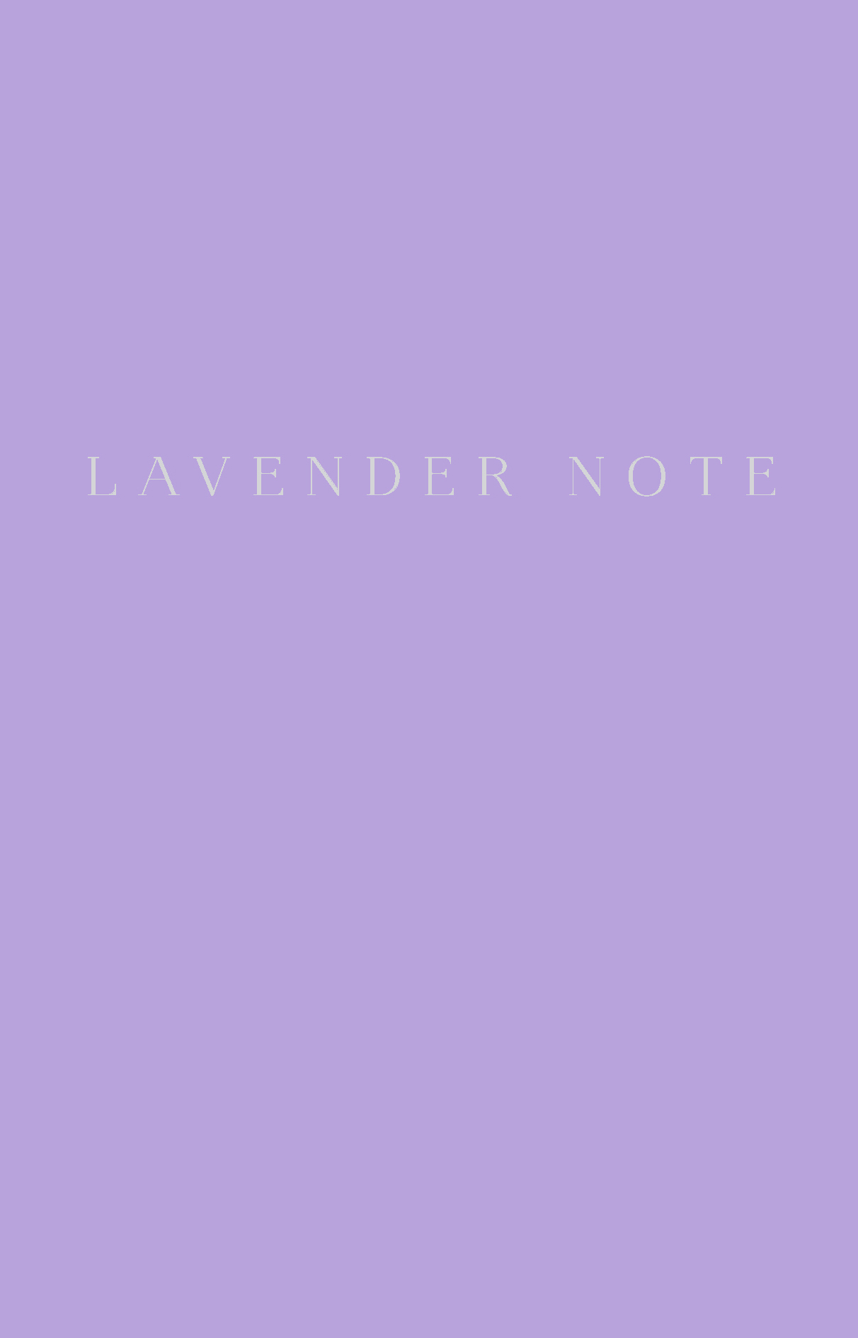 

Блокнот Lavender Note