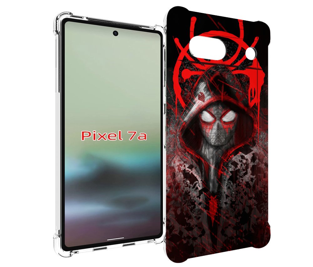 

Чехол MyPads страшный человек паук мужской для Google Pixel 7A, Tocco