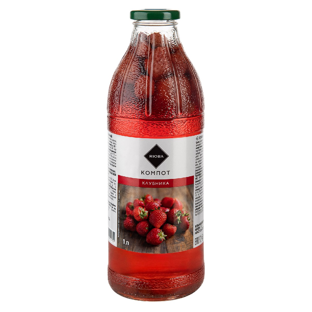 

Компот Rioba клубника 1 л x 6 шт