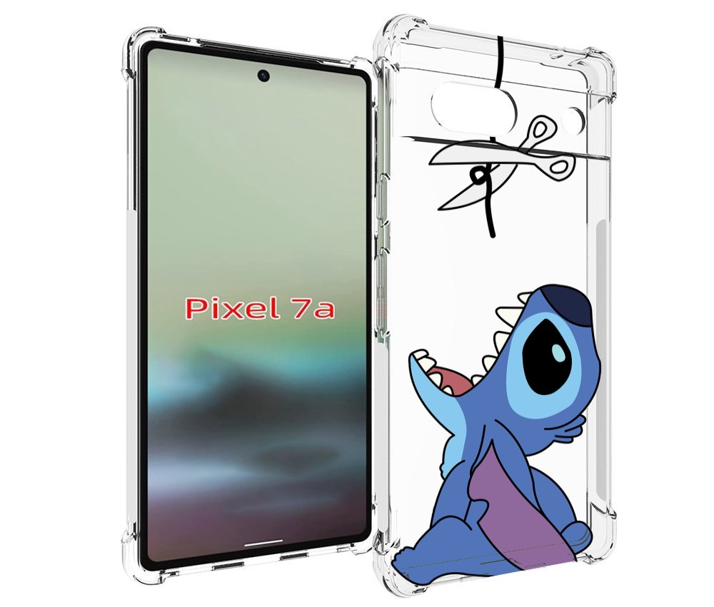

Чехол MyPads стич-с-ножницами для Google Pixel 7A, Tocco