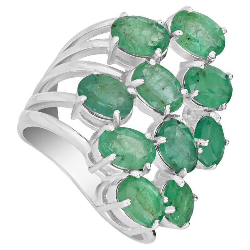 

Кольцо из серебра с изумрудом р., LAZURIT-ONLINE 784800, 784800