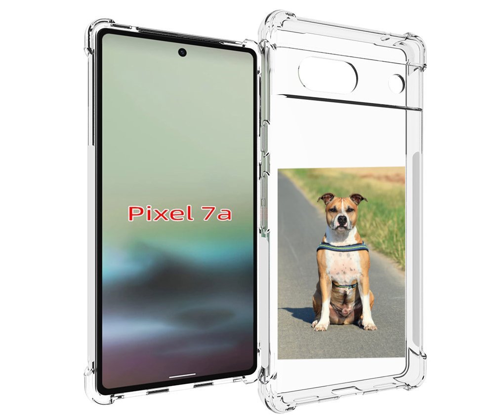 

Чехол MyPads стаффорд терьер для Google Pixel 7A, Tocco