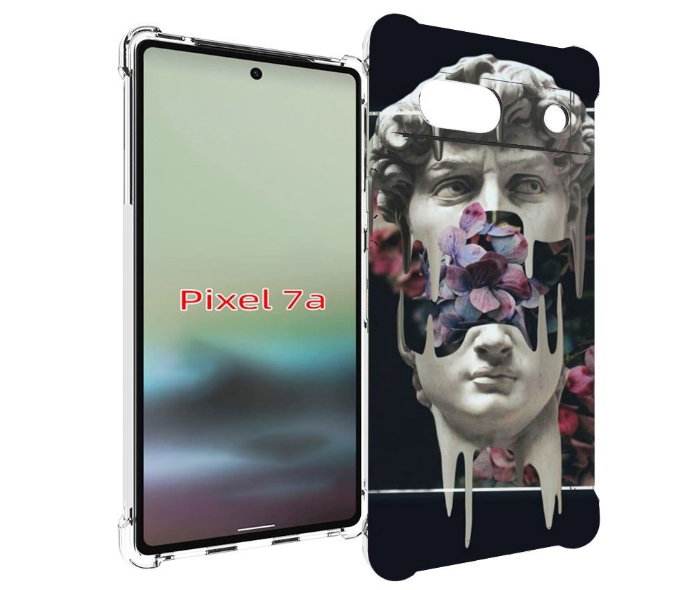 

Чехол MyPads статуя-с-цветами-внутри для Google Pixel 7A, Tocco