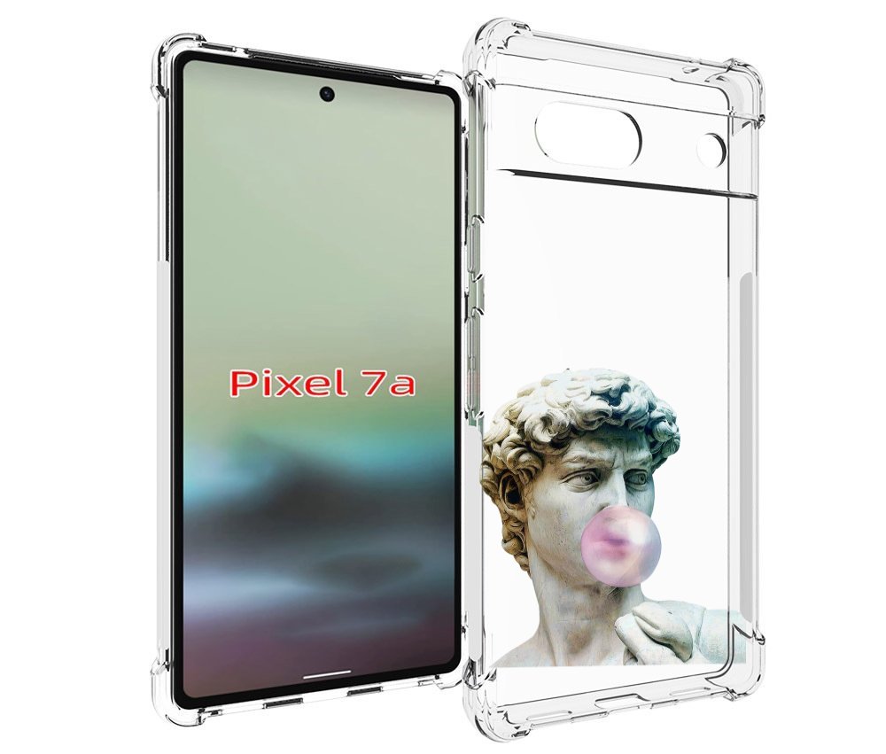 

Чехол MyPads статуя-с-жвачкой для Google Pixel 7A, Tocco