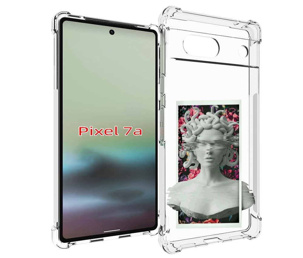 

Чехол MyPads статуя-медузы для Google Pixel 7A, Tocco
