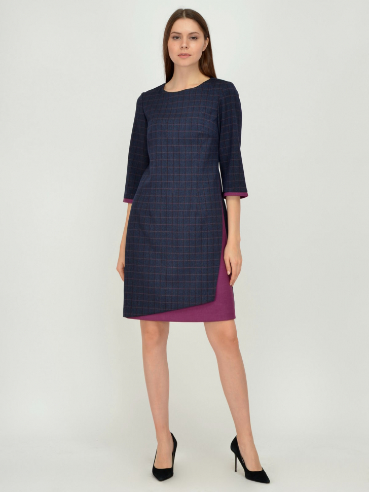 

Платье женское Viserdi 10148-флт 450830 синее 50, 10148-флт 450830