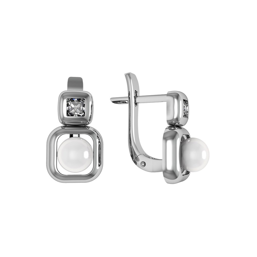 

Серьги из серебра с жемчугом ПРИВОЛЖСКИЙ ЮВЕЛИР 381925-FA11ZM07, 381925-FA11ZM07