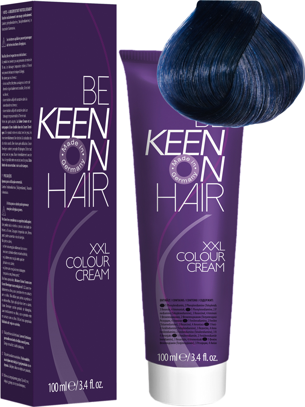 Купить Краска для волос №0.8 Синий Mixton Keen, 100 мл, -