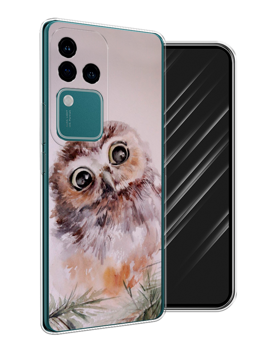 

Чехол Awog на Vivo V30 Pro/S18 Pro "Сова на розовом", Розовый;коричневый, 2610050-1