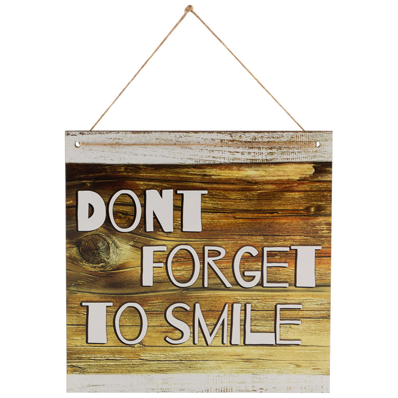 

Табличка декоративная Don t forget to smile ИТ-014 Волшебная страна (006720), 006720
