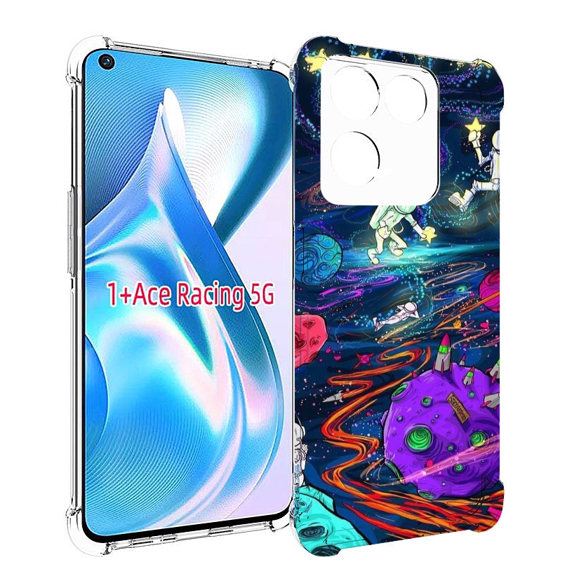

Чехол MyPads красочный космос для OnePlus Ace Racing, Прозрачный, Tocco