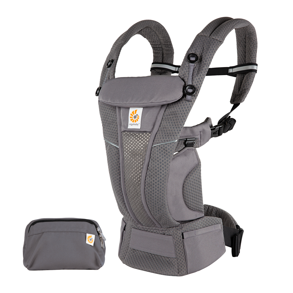 фото Эргорюкзак ergobaby omni breeze - graphite grey