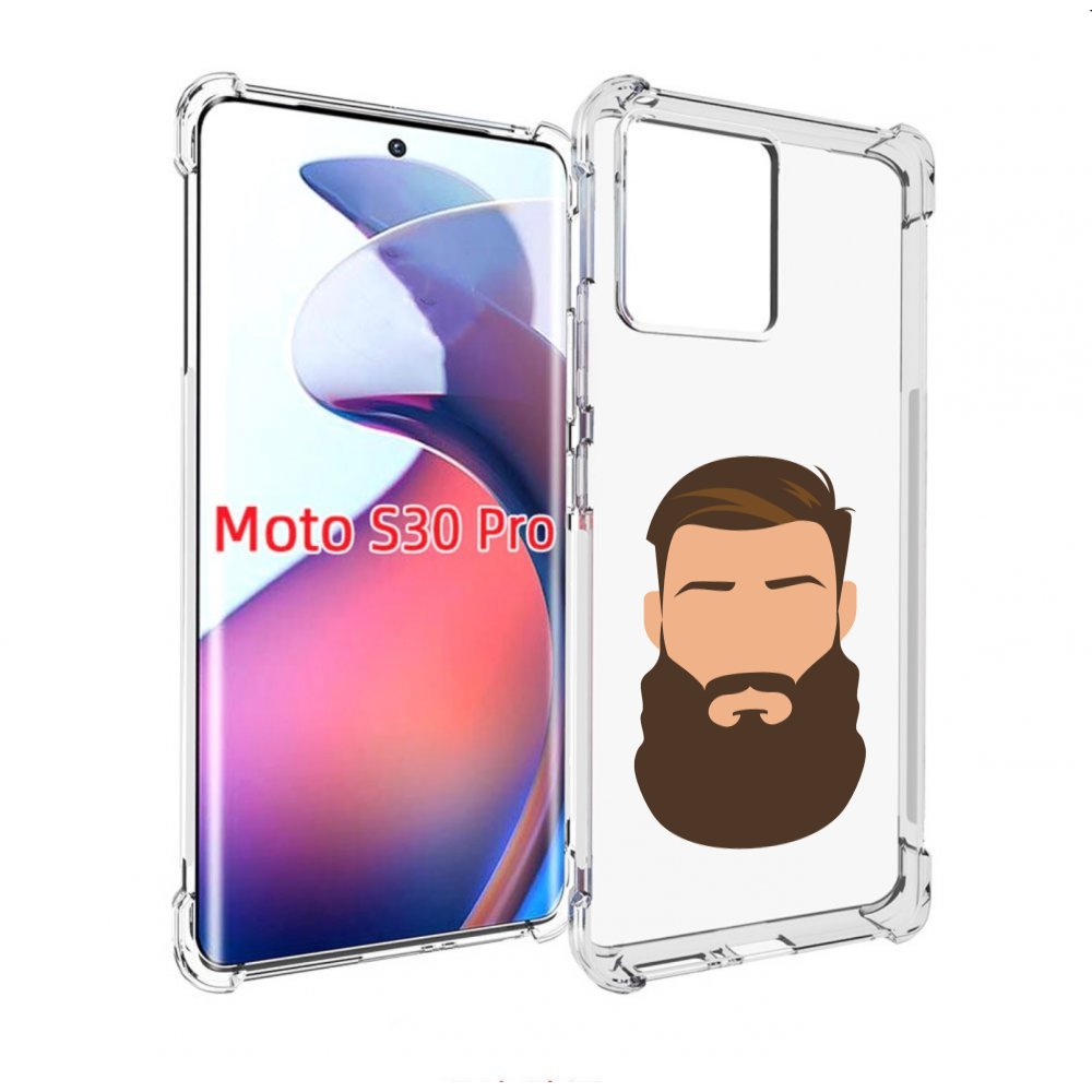 

Чехол MyPads густая-борода для Motorola Moto S30 Pro, Прозрачный, Tocco