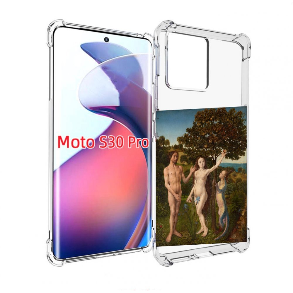 

Чехол MyPads грехопадение для Motorola Moto S30 Pro, Прозрачный, Tocco