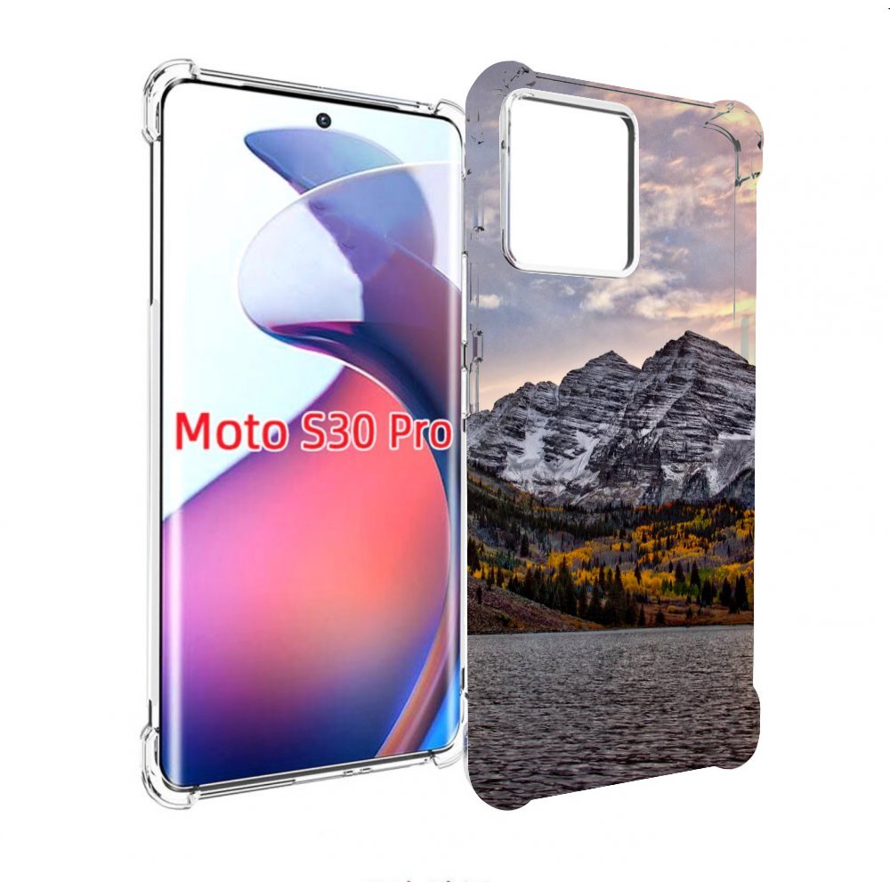 

Чехол MyPads горы-колорадо для Motorola Moto S30 Pro, Прозрачный, Tocco