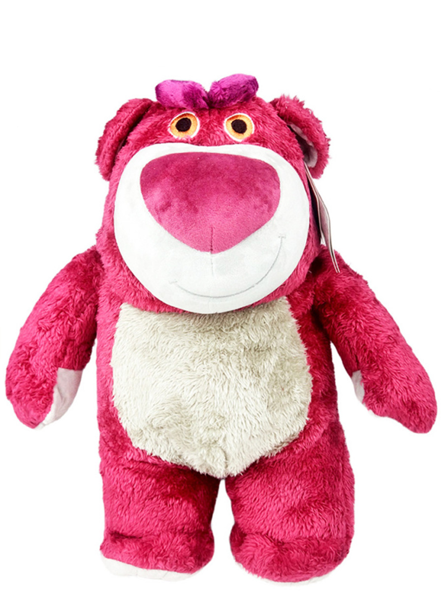 

Мягкая игрушка медведь Лотсо История игрушек Toy Story с ароматом клубники, 29 см, Розовый, медведь Лотсо История игрушек Toy Story