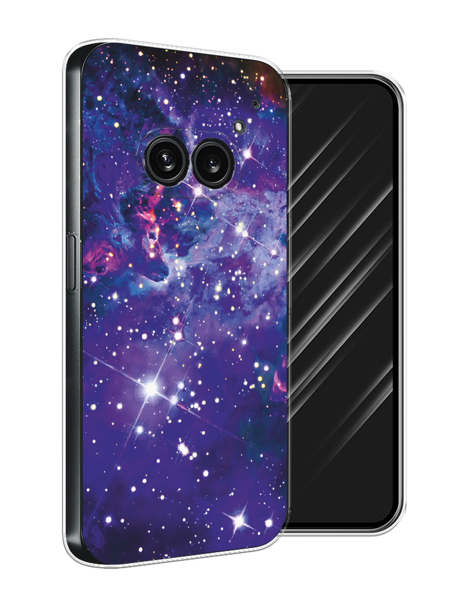

Чехол Awog на Nothing Phone 2a "Яркая галактика", Фиолетовый, 3300350-1