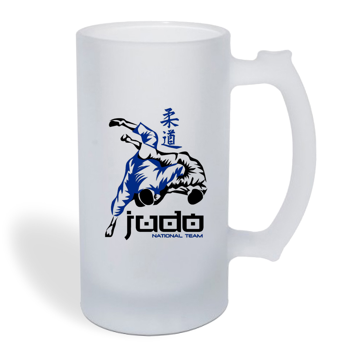 

Кружка пивная CoolPodarok Judo (дзюдо) Сине-черный шаблон