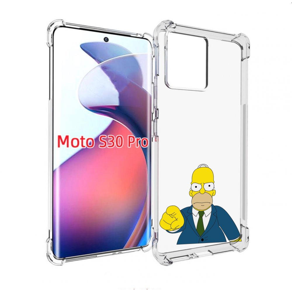 

Чехол MyPads гомер-злой для Motorola Moto S30 Pro, Прозрачный, Tocco