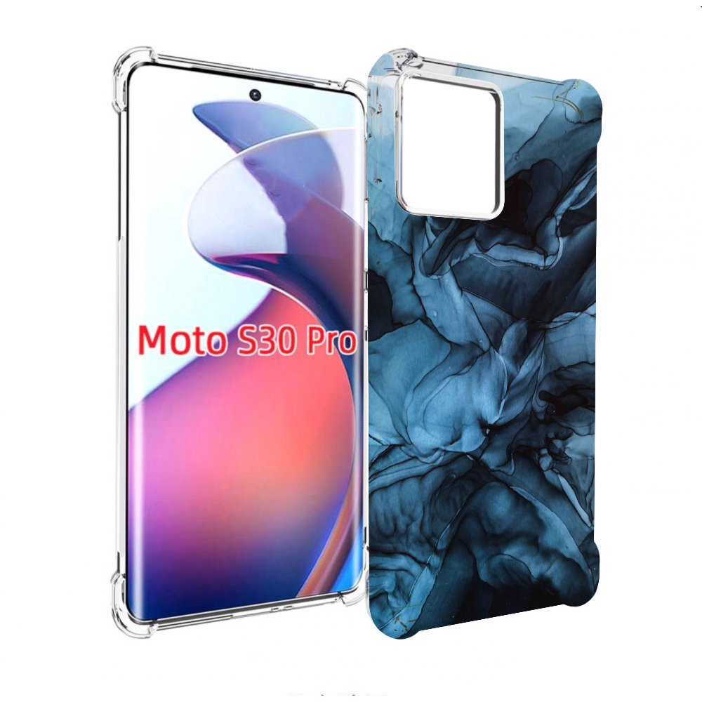 

Чехол MyPads голубой дымок для Motorola Moto S30 Pro, Прозрачный, Tocco