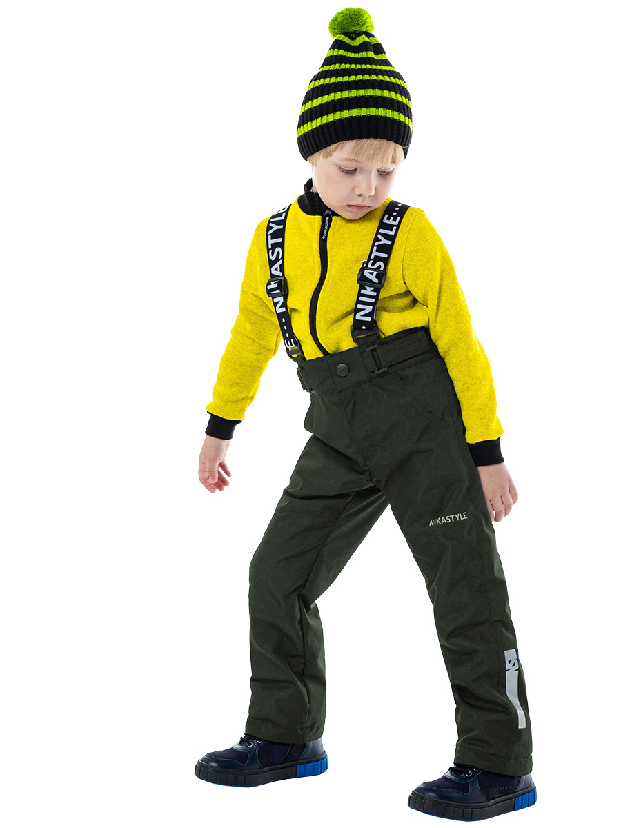 

Брюки детские NIKASTYLE 2л3123, хаки, 104, 2л3123