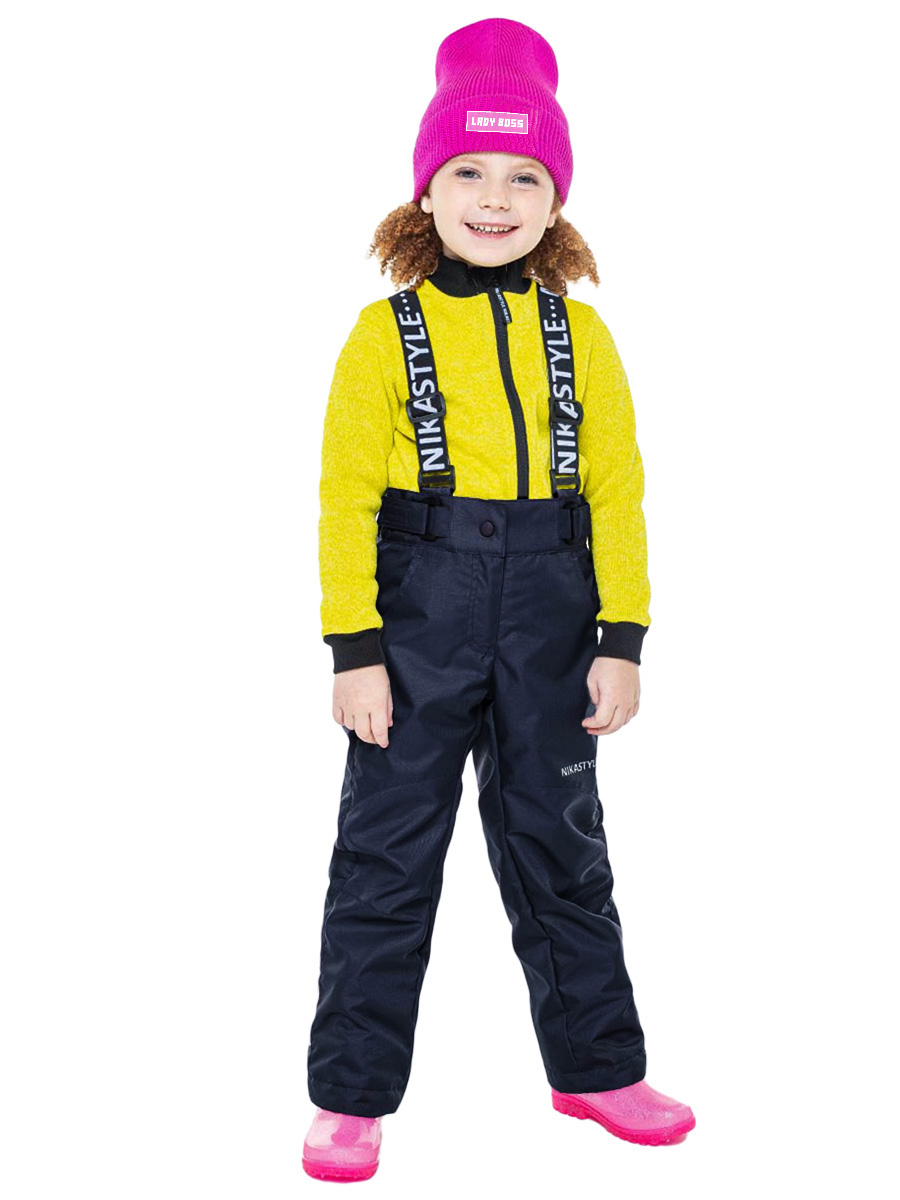

Брюки детские NIKASTYLE 2л2623, черный, 104, 2л2623
