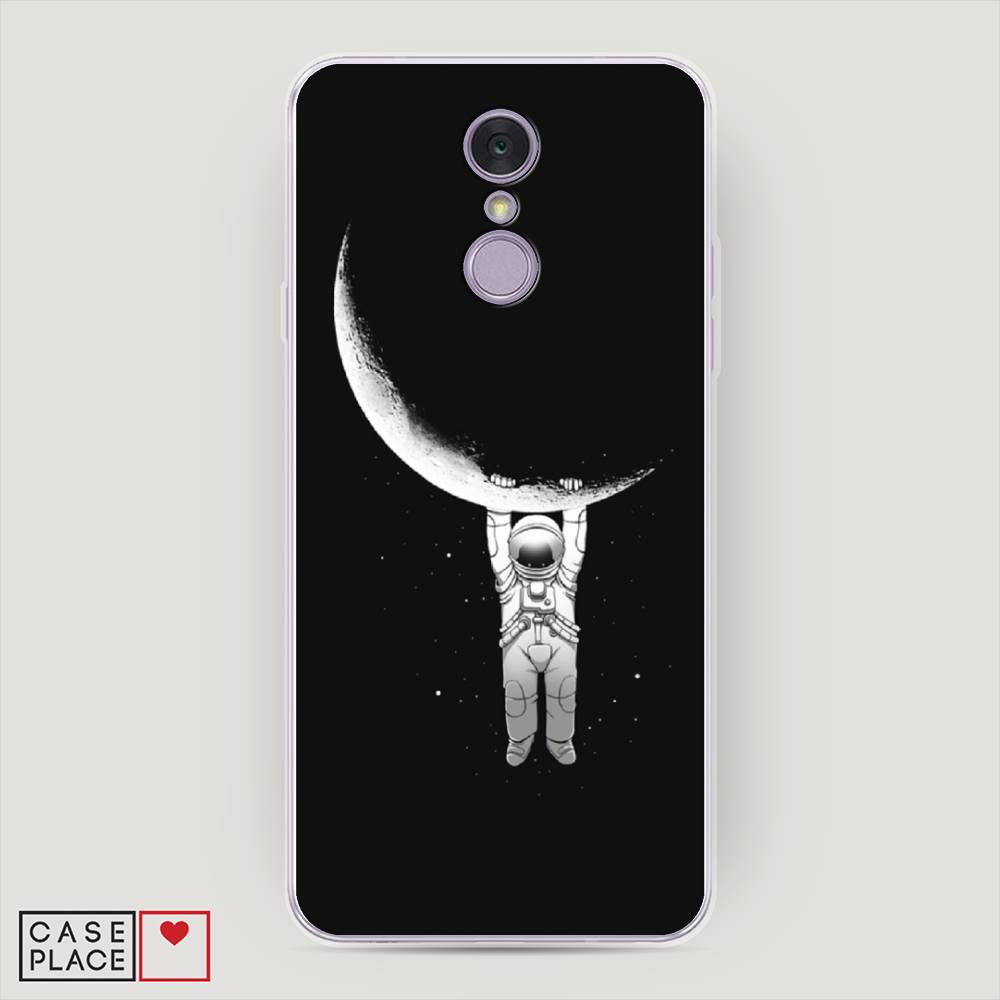 

Чехол Awog на LG Q7 (Plus, Alpha) "Космонавт", Белый;черный, 83550-4