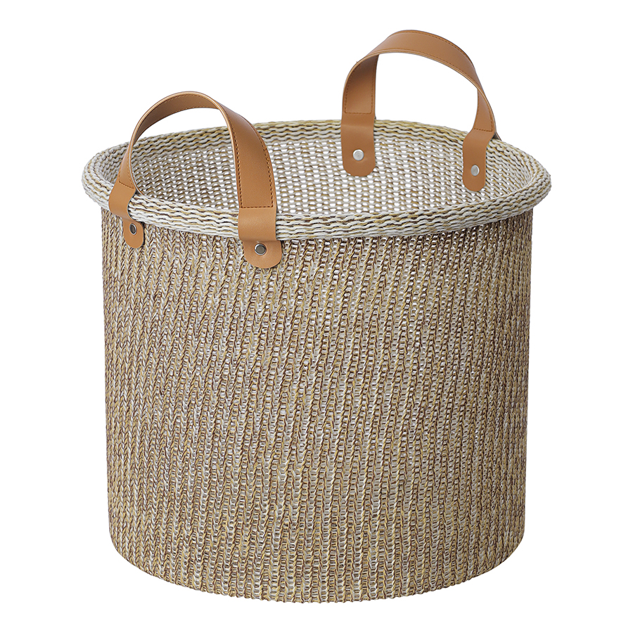 

Корзина для хранения Sustainable collection, O32х28 см, бежевая