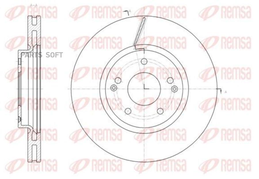 

61663.10_диск тормозной передний SsangYong New Action G20/D20 10>