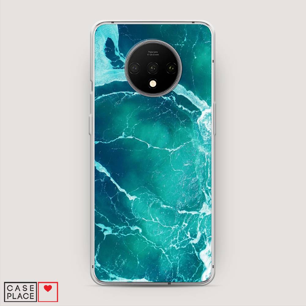 

Чехол Awog на OnePlus 7T / ВанПлас 7T "Изумрудный океан", Голубой;синий, 150950-4