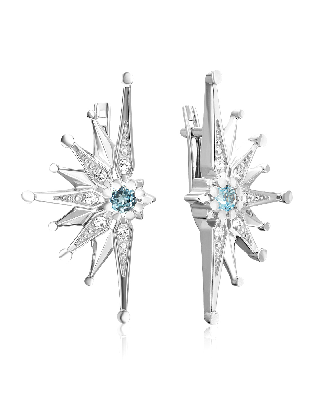 

Серьги из серебра с топазом PLATINA jewelry 02-4752-00-201-0200-68, 02-4752-00-201-0200-68