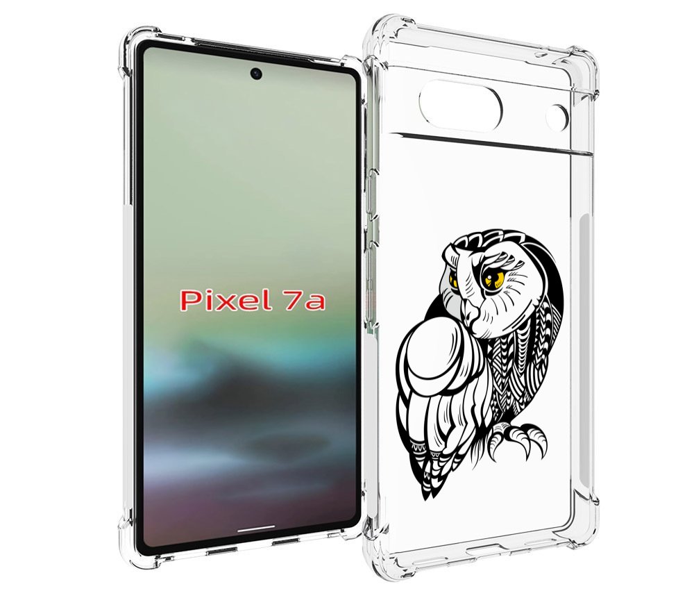 

Чехол MyPads сова-красотка для Google Pixel 7A, Tocco