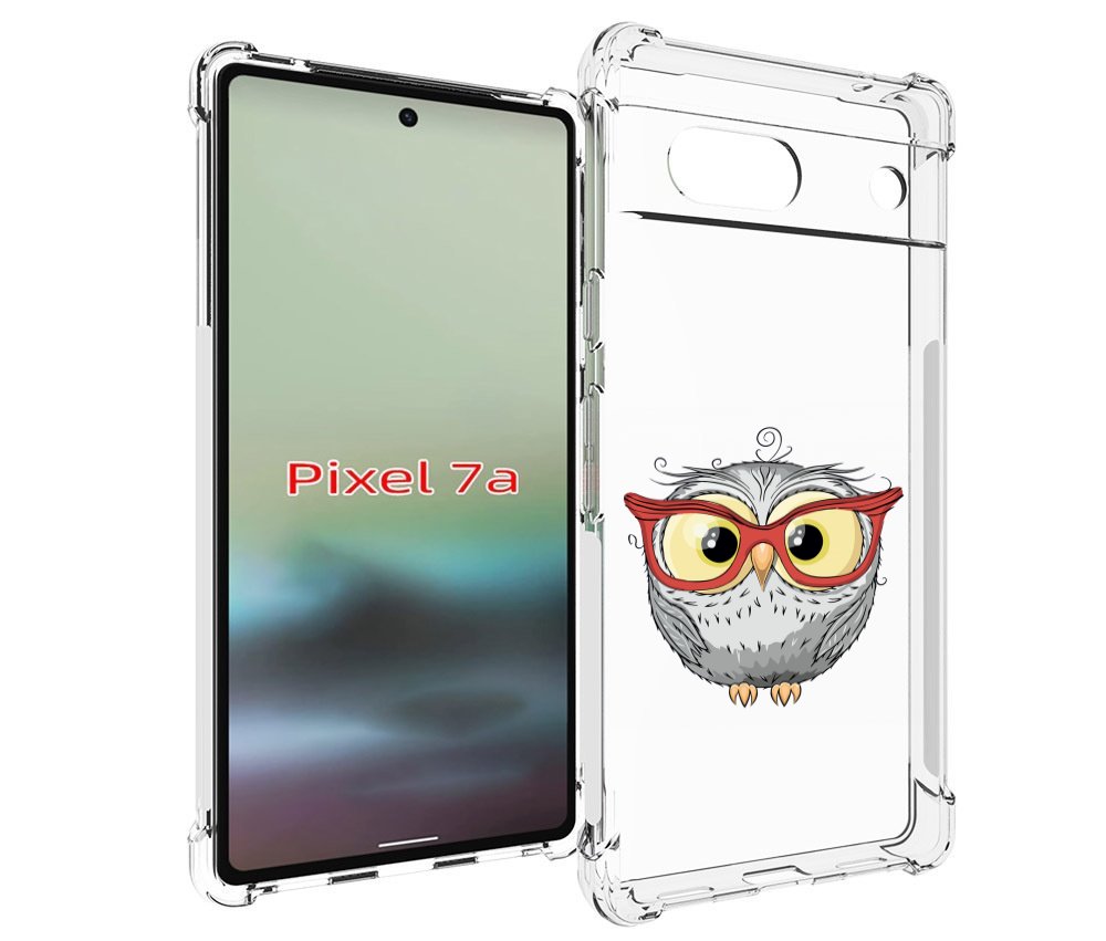

Чехол MyPads сова-в-красных-очках для Google Pixel 7A, Tocco