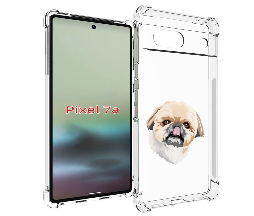 

Чехол MyPads собачка-с-язычком для Google Pixel 7A, Tocco