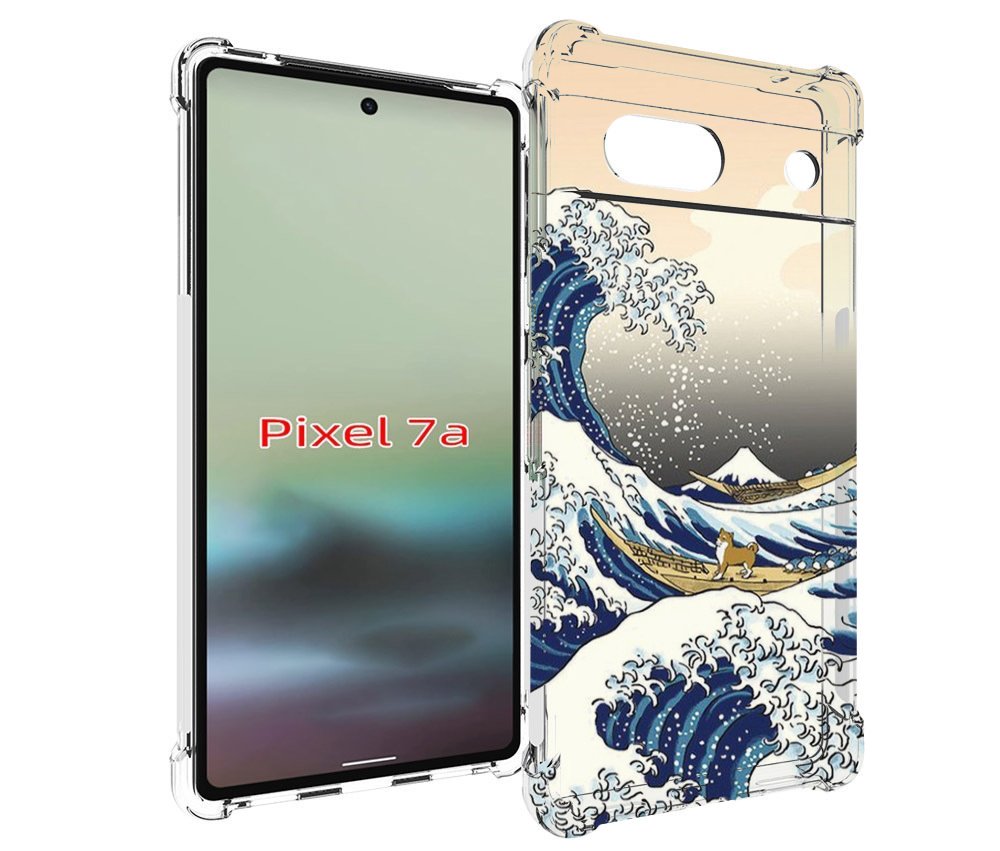 

Чехол MyPads собаки-на-плоту для Google Pixel 7A, Tocco