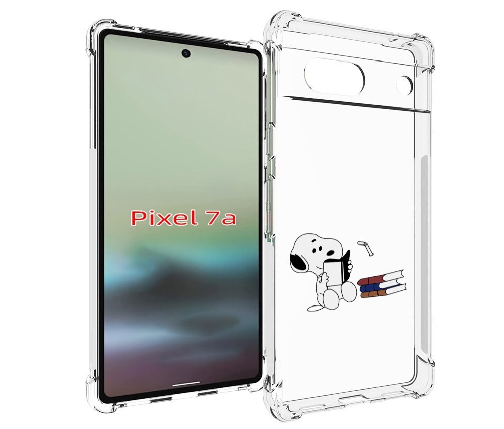

Чехол MyPads собака-с-книжками для Google Pixel 7A, Tocco